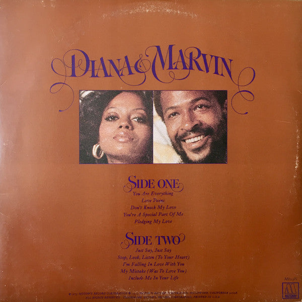 Diana Ross & Marvin Gaye : Diana & Marvin (LP, Album, Hol)