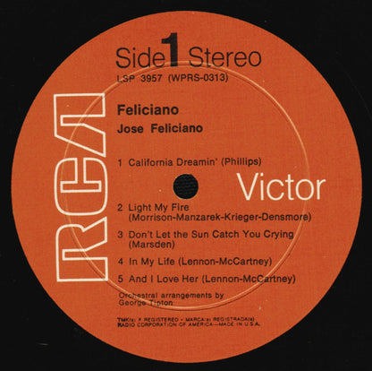 José Feliciano : Feliciano! (LP, Album, RP, Roc)