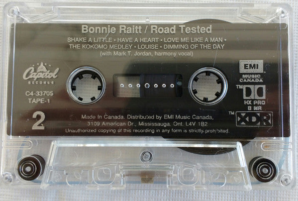 Bonnie Raitt : Road Tested (2xCass, Album)