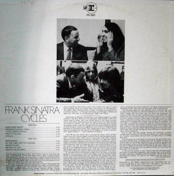 Frank Sinatra : Cycles (LP, Album, RE)