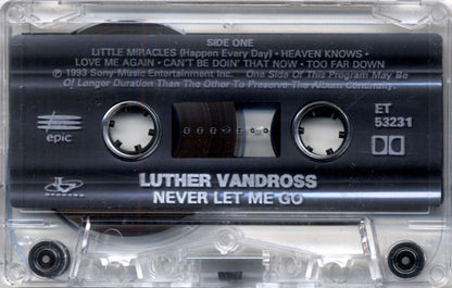 Luther Vandross : Never Let Me Go (Cass, Album, Dol)