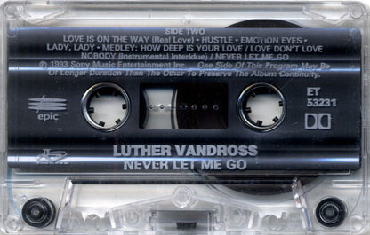 Luther Vandross : Never Let Me Go (Cass, Album, Dol)