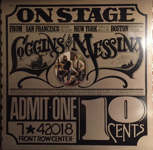 Loggins And Messina : On Stage (2xLP, Album, RE)