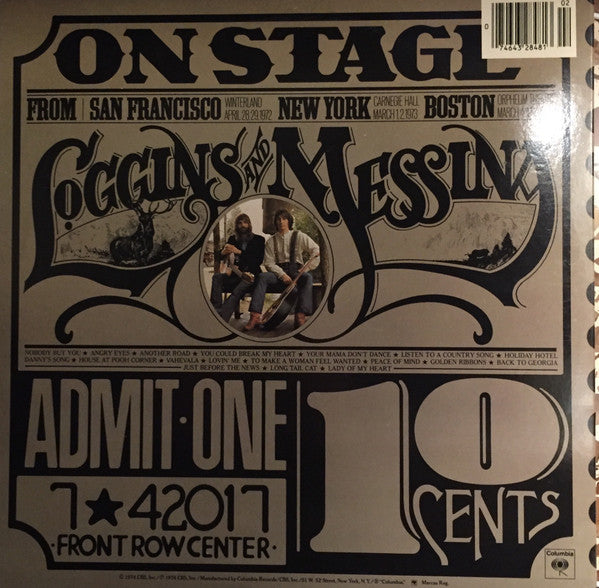 Loggins And Messina : On Stage (2xLP, Album, RE)