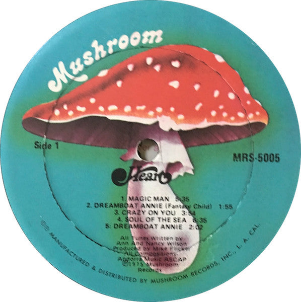 Heart : Dreamboat Annie (LP, Album, RE, Gat)