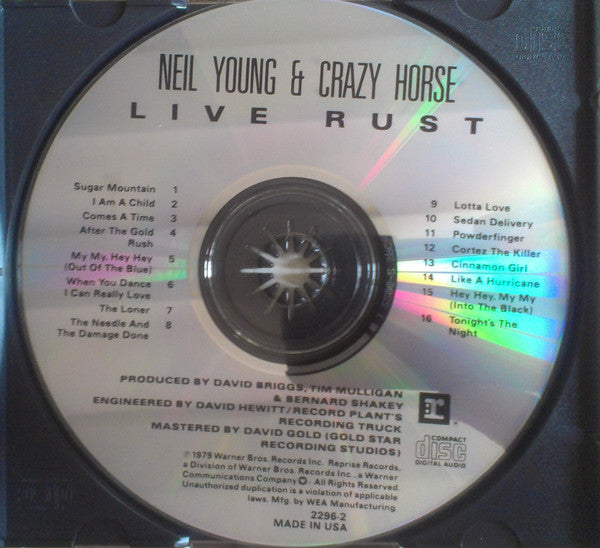 Buy Neil Young & Crazy Horse : Live Rust (CD, Album, RE, SRC