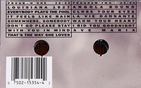 Aaron Neville : Warm Your Heart (Cass, Album)