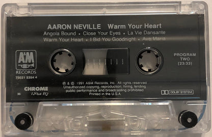 Aaron Neville : Warm Your Heart (Cass, Album)
