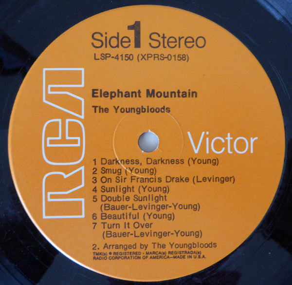 The Youngbloods : Elephant Mountain (LP, Album, Roc)