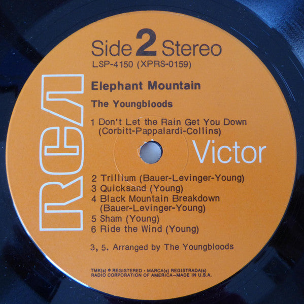 The Youngbloods : Elephant Mountain (LP, Album, Roc)