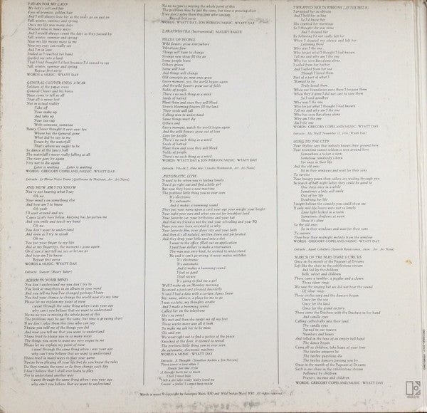 Ars Nova (3) : Ars Nova (LP, Album, Ter)