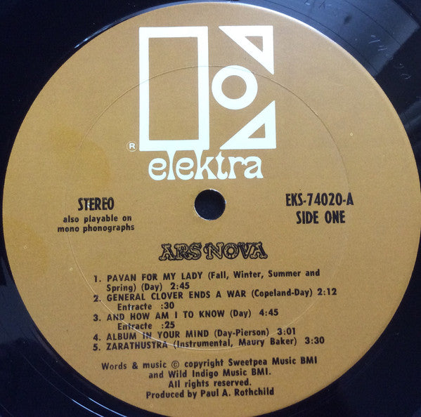 Ars Nova (3) : Ars Nova (LP, Album, Ter)