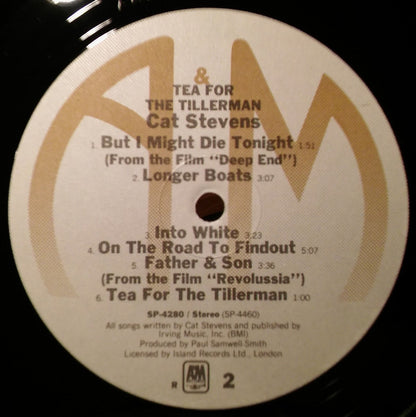 Cat Stevens : Tea For The Tillerman (LP, Album, RE, Ind)