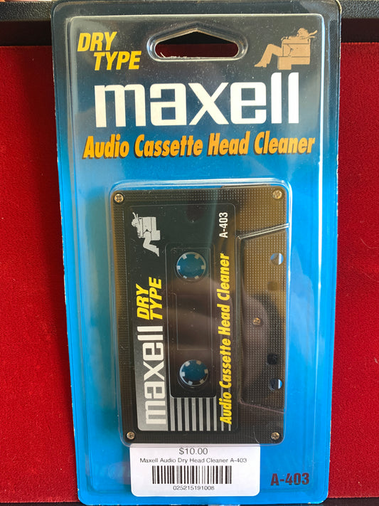 Maxell Audio Dry Head Cleaner A-403