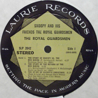 The Royal Guardsmen : Snoopy And His Friends The Royal Guardsmen (LP, Album)