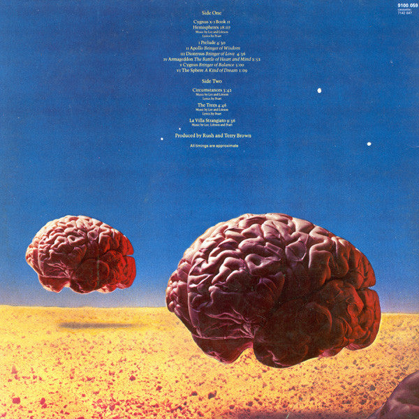 Rush : Hemispheres (LP, Album, Gat)
