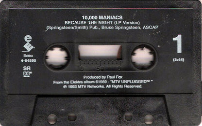 10,000 Maniacs : Because The Night (Cass, Single)