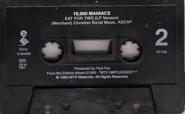 10,000 Maniacs : Because The Night (Cass, Single)
