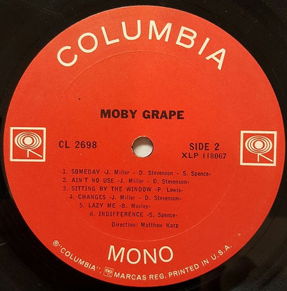 Moby Grape : Moby Grape (LP, Album, Mono, 1st)