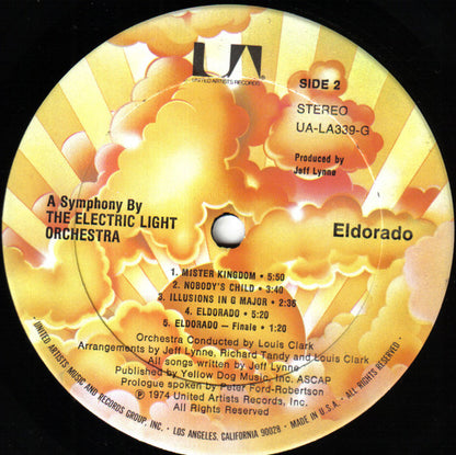 Electric Light Orchestra : Eldorado - A Symphony By The Electric Light Orchestra (LP, Album, RE, Ter)
