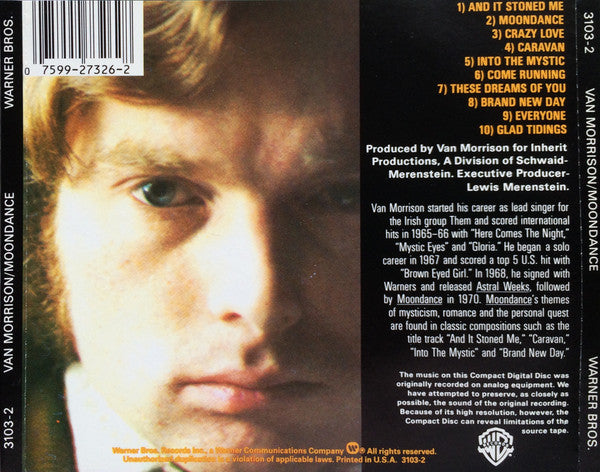 Van Morrison : Moondance (CD, Album, RE, SRC)