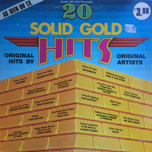 Various : 20 Solid Gold Hits (LP, Comp, Red)