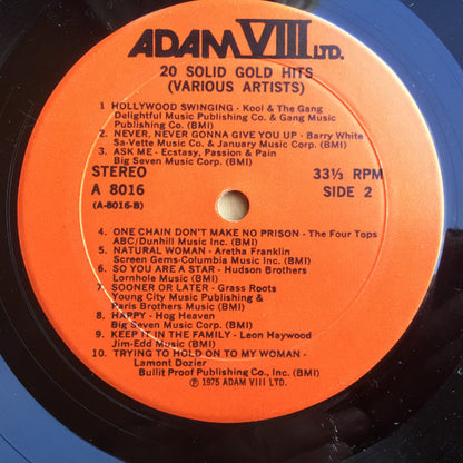Various : 20 Solid Gold Hits (LP, Comp, Red)