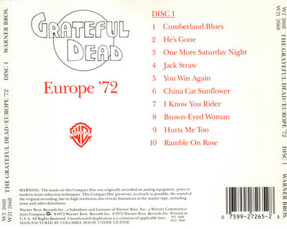 The Grateful Dead : Europe '72 (2xCD, Album, Club, RE)