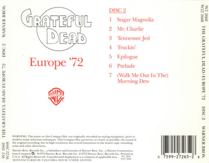 The Grateful Dead : Europe '72 (2xCD, Album, Club, RE)