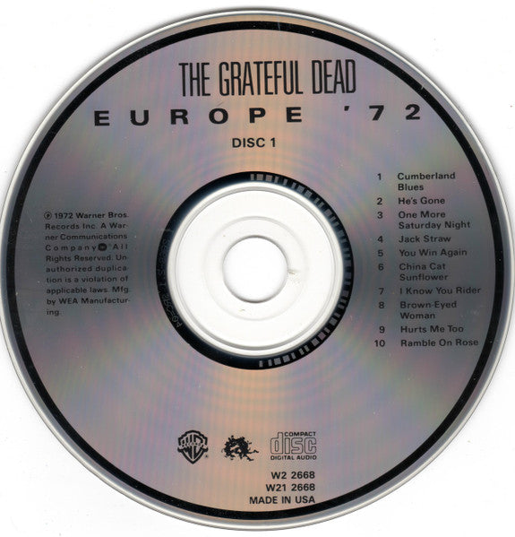The Grateful Dead : Europe '72 (2xCD, Album, Club, RE)