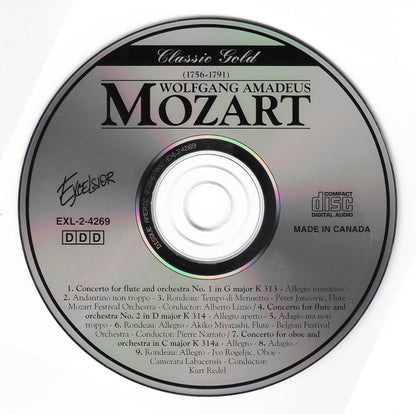 Wolfgang Amadeus Mozart : Concertos For Flute And Orchestra No. 1 + 2 / Concerto For Oboe And Orchestra (CD, Comp)