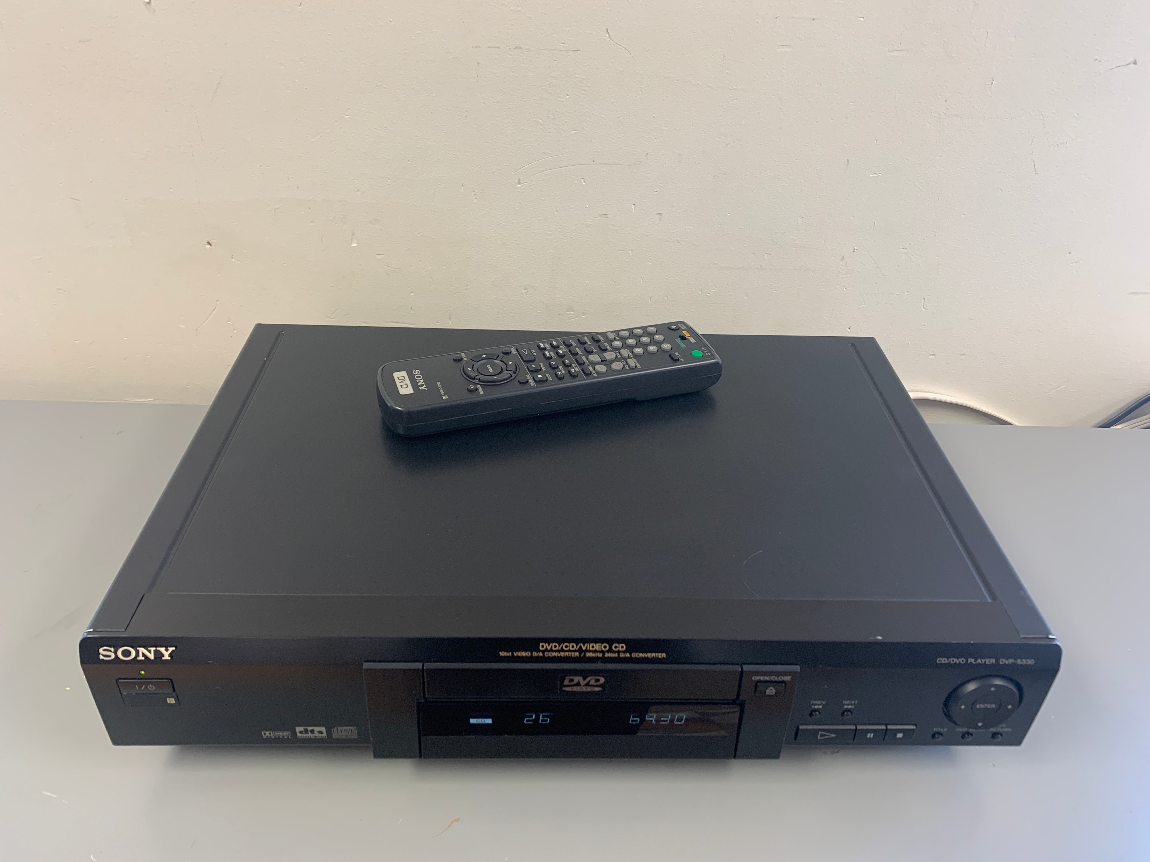 Sony DVP-S330 CD/DVD Player * Remote – The Turntable Store