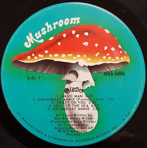 Heart : Dreamboat Annie (LP, Album, San)