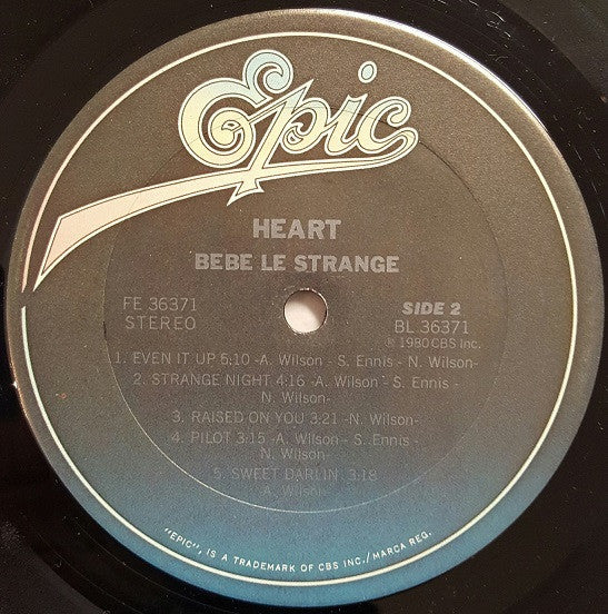 Buy Heart : Bebe Le Strange (LP, Album, Ter) Online for a great