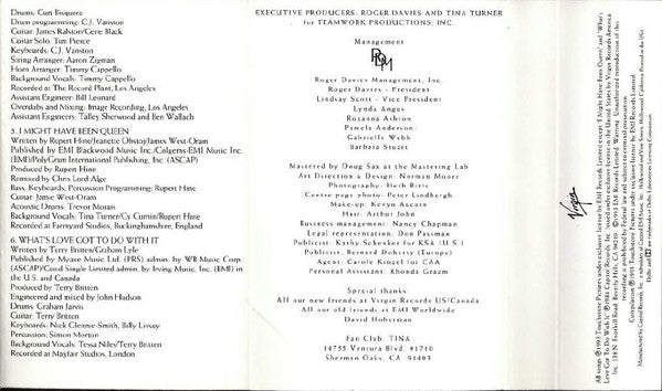 Tina* : What's Love Got To Do With It (Cass, Album)