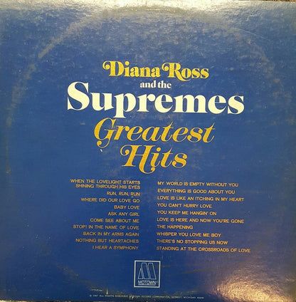 Diana Ross And The Supremes* : Greatest Hits (2xLP, Album, Comp, Hol)