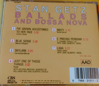 Stan Getz : Ballads And Bossa Nova (CD, Comp, RE)