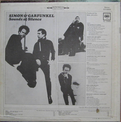 Simon & Garfunkel : Sounds Of Silence (LP, Album, RP, Pit)