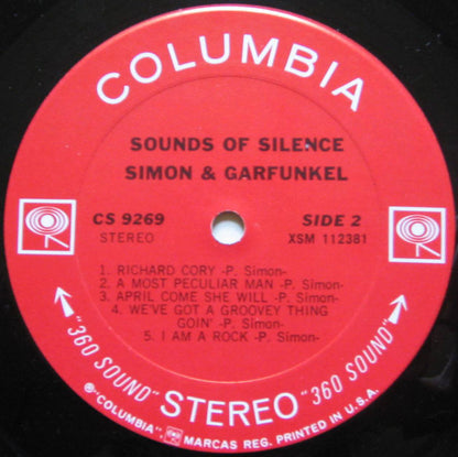 Simon & Garfunkel : Sounds Of Silence (LP, Album, RP, Pit)