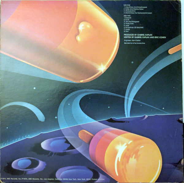 Gabe Kaplan : Holes And Mellow Rolls (LP, Album, Ter)