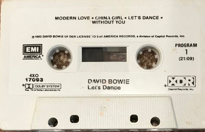 David Bowie : Let's Dance (Cass, Album, XDR)