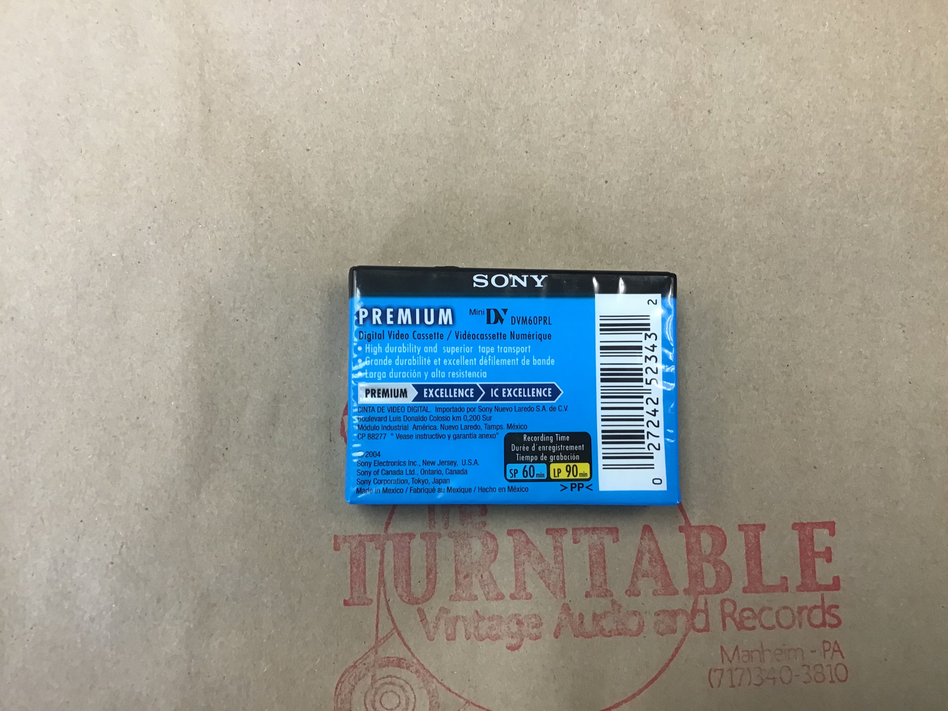 Sony DVM60PRL Premium LP 90 DVC 60 min SEALED