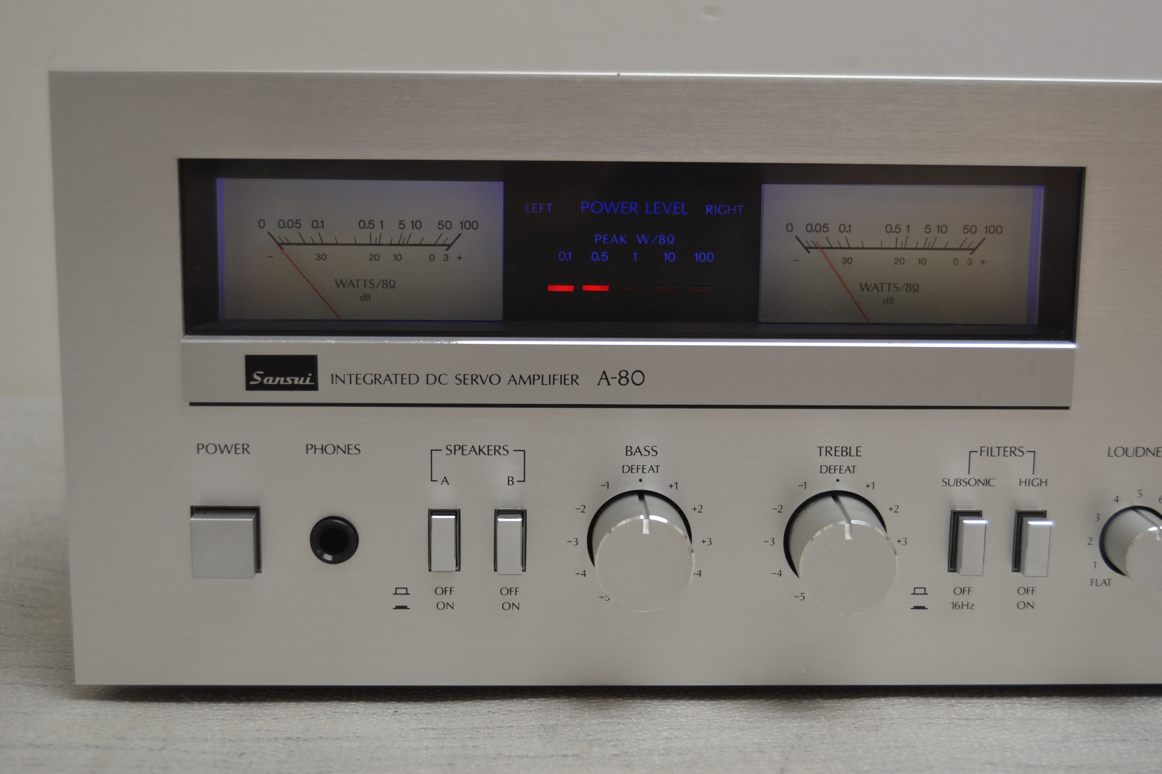 Sansui A-80 Integrated Amplifier * 65W RMS * Fully Serviced * 2 of 2