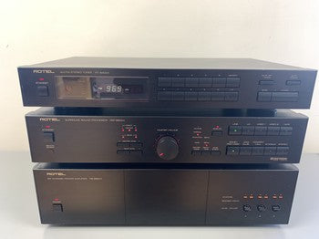 Rotel RB-956AX 6 Channel Power Amp *RSP-960AX Preamplifier *RT-940AX Tuner
