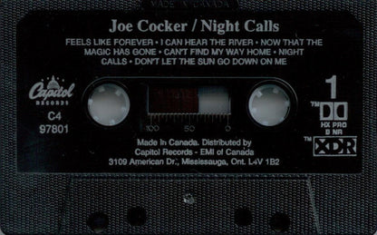 Joe Cocker : Night Calls (Cass, Album, Dol)