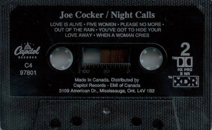 Joe Cocker : Night Calls (Cass, Album, Dol)