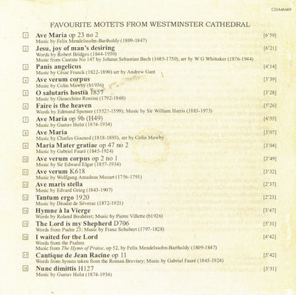 Westminster Cathedral Choir, James O'Donnell (2), Iain Simcock : Panis Angelicus (Favourite Motets From Westminster Cathedral) (CD, Album)