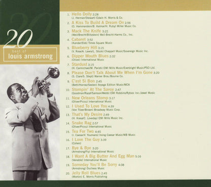Louis Armstrong : 20 Best Of Louis Armstrong (CD, Comp)