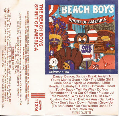 The Beach Boys : Spirit Of America (Cass, Comp)
