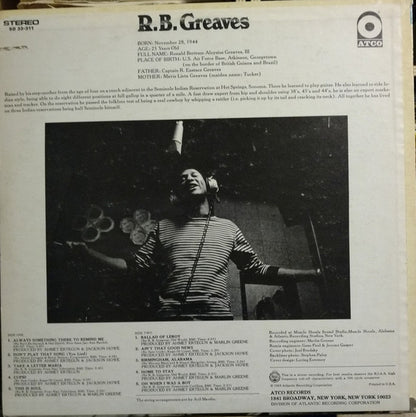 R.B. Greaves : R.B. Greaves (LP, Album, MO-)